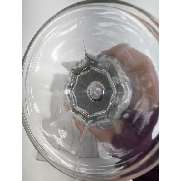 Anchor Hocking Set of 2 Glass Clear Fountainware Sundae Soda Footed Tumbler - Picture 4 of 4